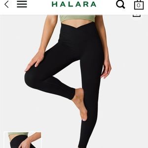 Halara Everyday Cloudful® Crossover Pocket Plain Leggings